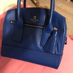 Kate Spade cobalt blue shoulder bag